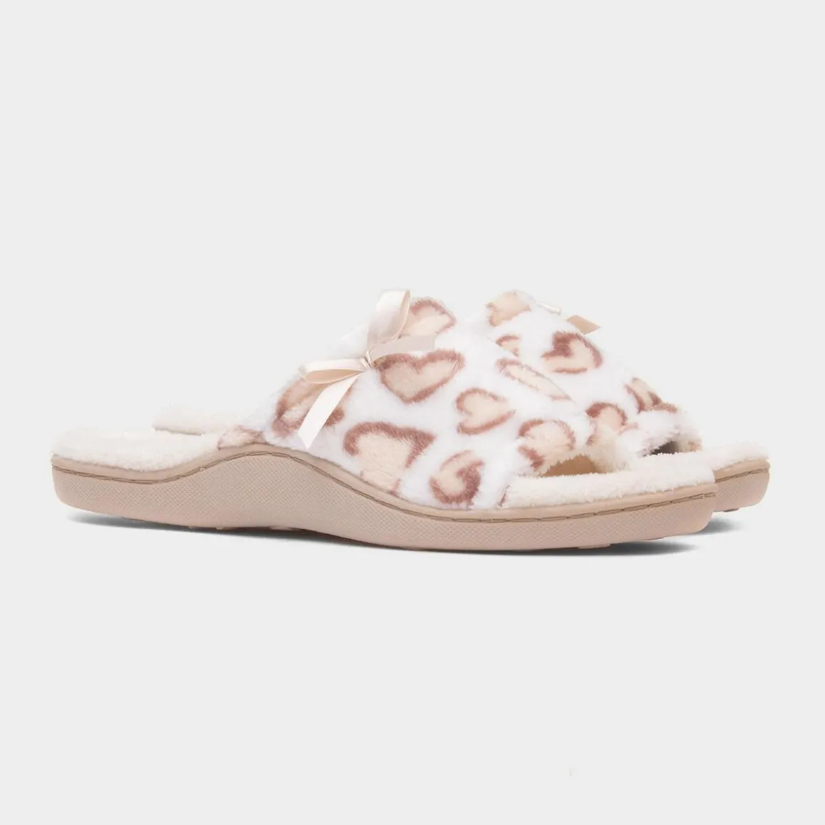 The Slipper Company Cordelia Womens Cream Slipper