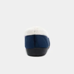 The Slipper Company Frida Womens Navy Velour Full