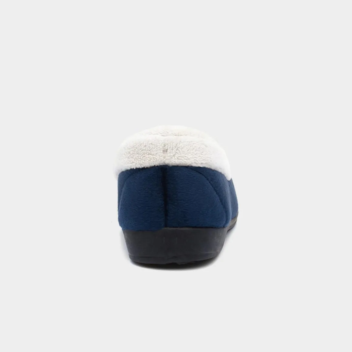 The Slipper Company Frida Womens Navy Velour Full