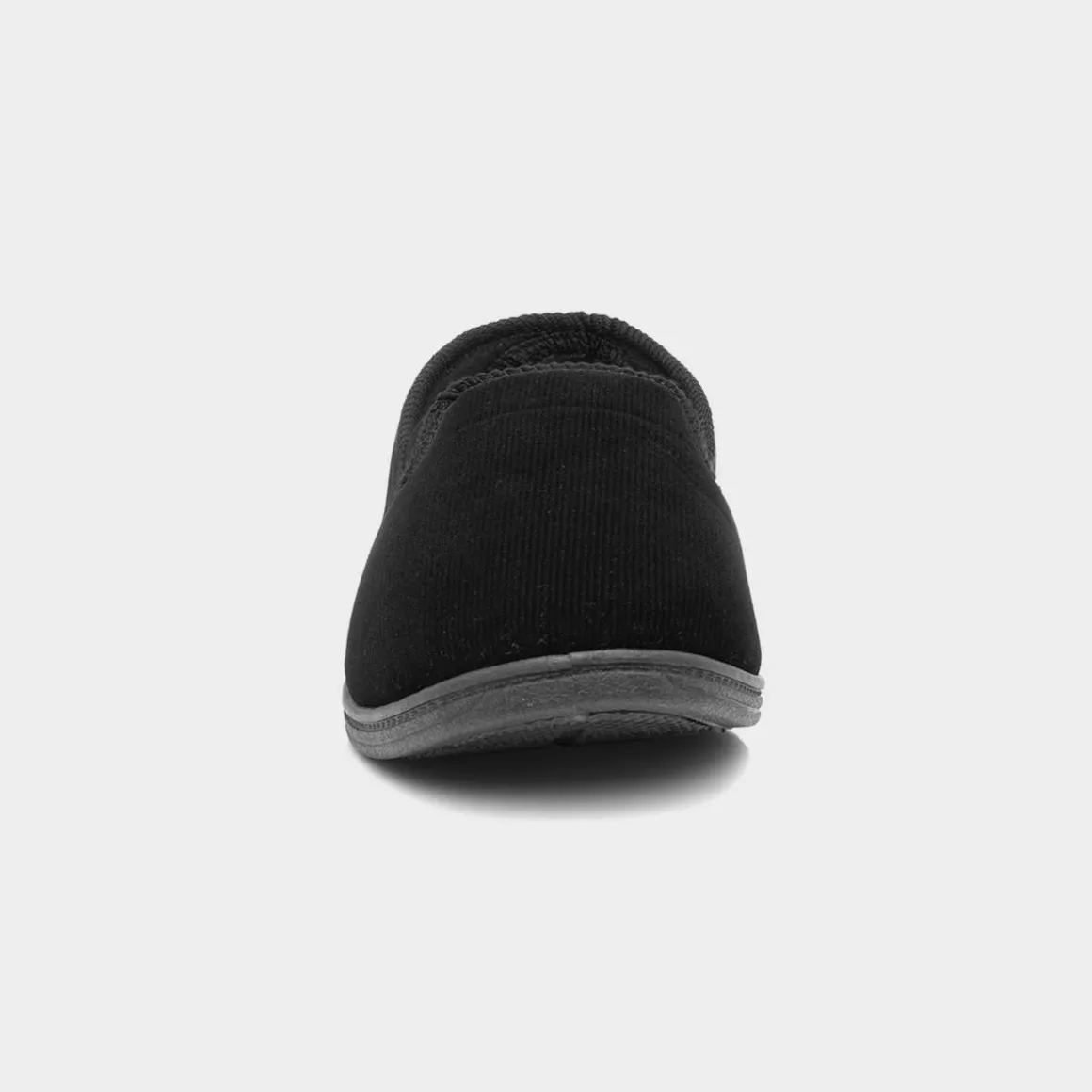 The Slipper Company Ian Mens Black Twin Gusset