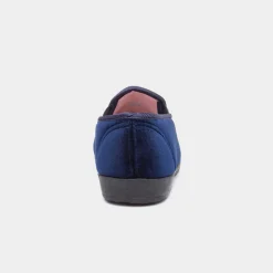 The Slipper Company Ida Womens Navy Twin Gusset