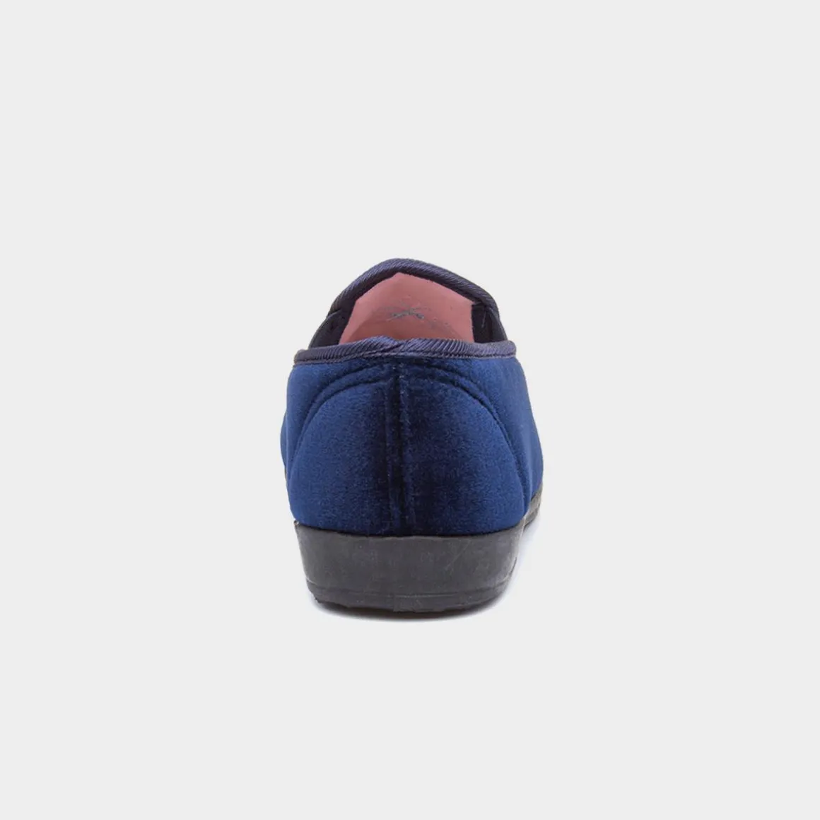 The Slipper Company Ida Womens Navy Twin Gusset