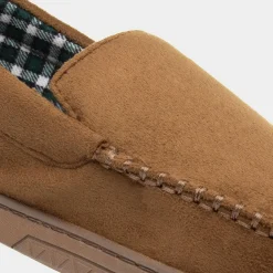 The Slipper Company Issac Mens Brown Moccasin