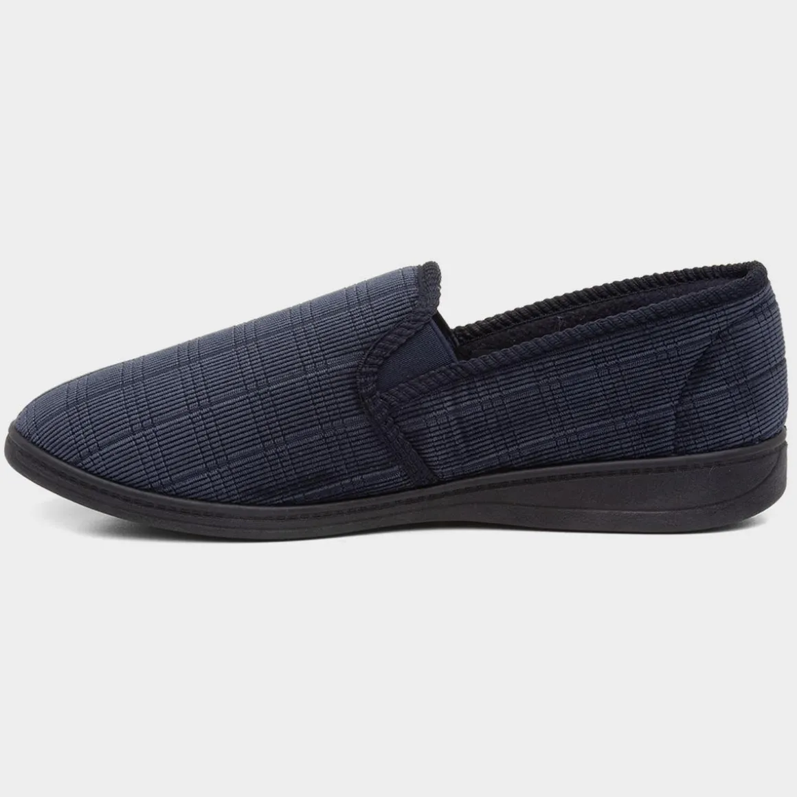 The Slipper Company Ivan Mens Navy Slipper