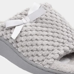 The Slipper Company Lana Grey Womens Mule Slipper