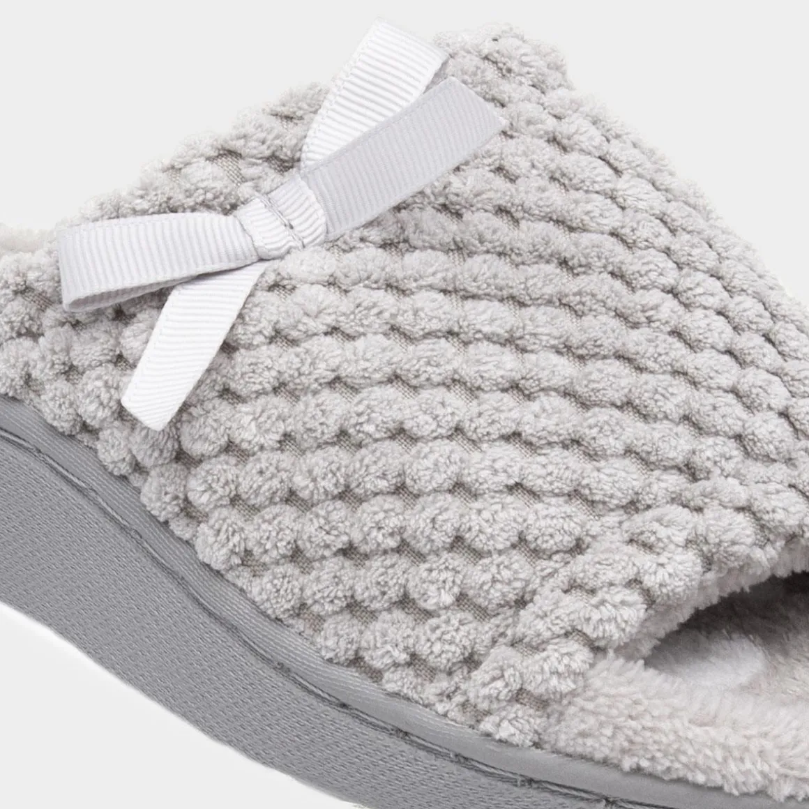 The Slipper Company Lana Grey Womens Mule Slipper