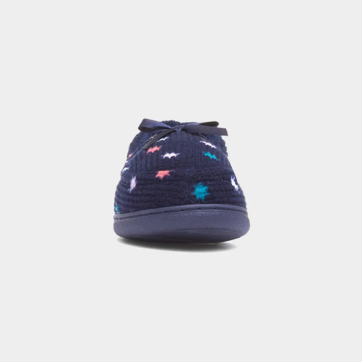 The Slipper Company Laurel Womens Navy Moccasin