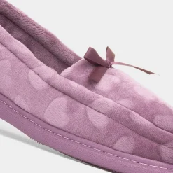 The Slipper Company Leah Womens Purple Moccasin