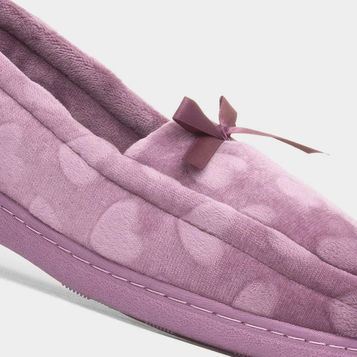 The Slipper Company Leah Womens Purple Moccasin