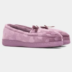 The Slipper Company Leah Womens Purple Moccasin