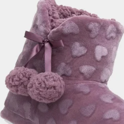 The Slipper Company Lila Womens Purple Slipper