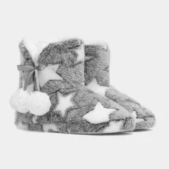 The Slipper Company Lila Womens Grey Slipper