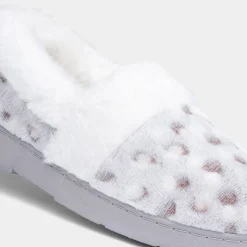 The Slipper Company Liz Womens Snow Leopard Full