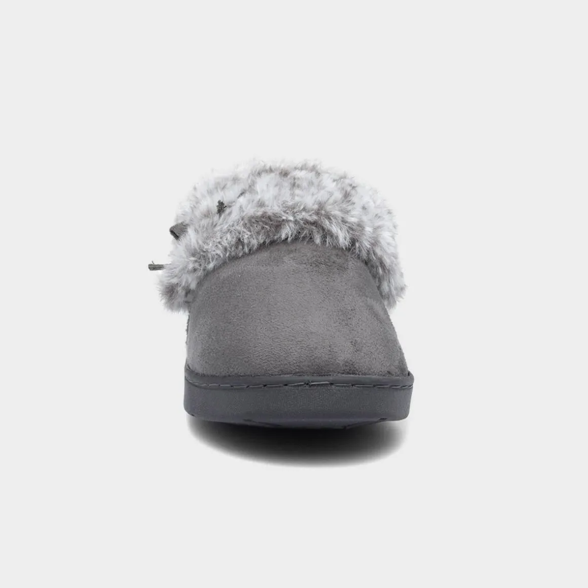 The Slipper Company Liza Womens Grey Full Slipper