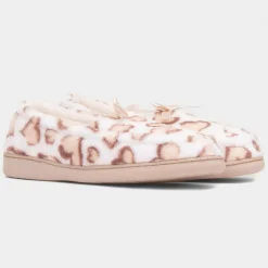 The Slipper Company Lyla Womens Cream Moccasin