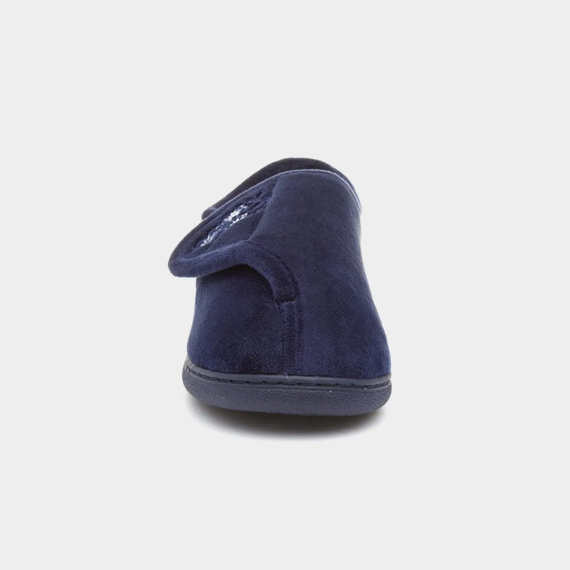 The Slipper Company Olga Womens Navy Slipper