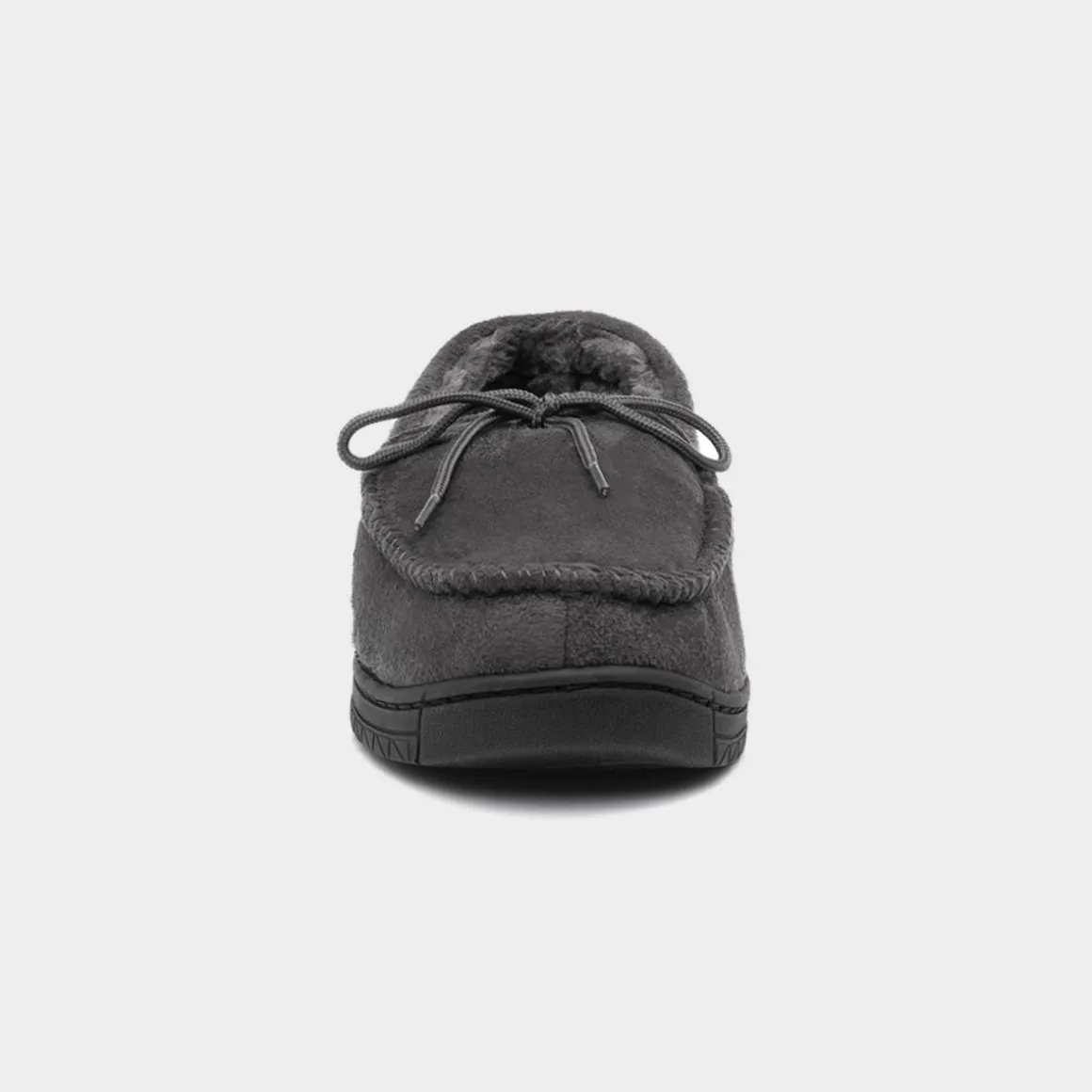 The Slipper Company Oscar Mens Grey Moccasin