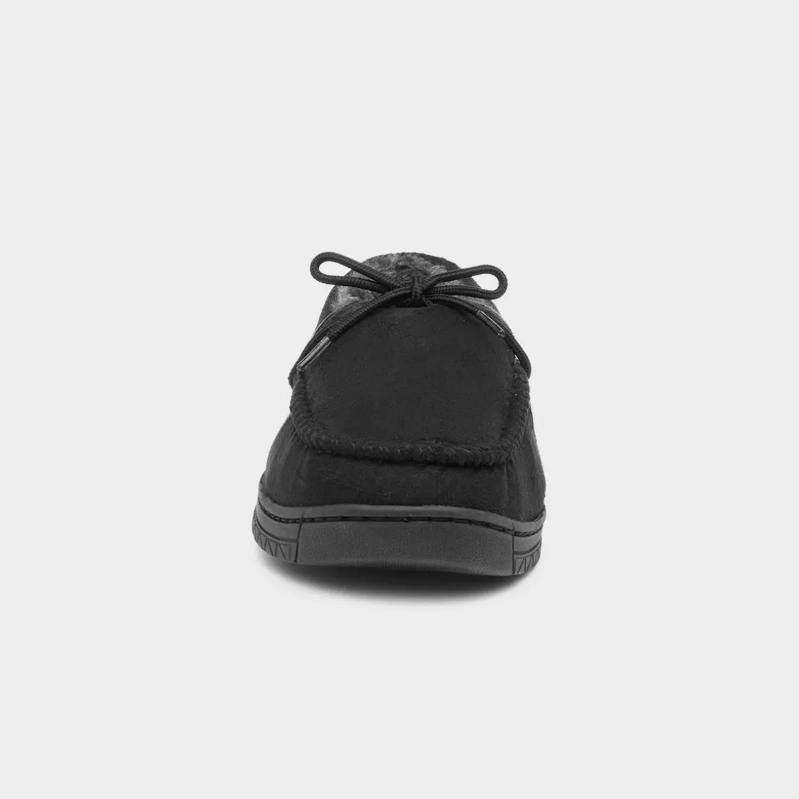 The Slipper Company Oscar Mens Black Moccasin