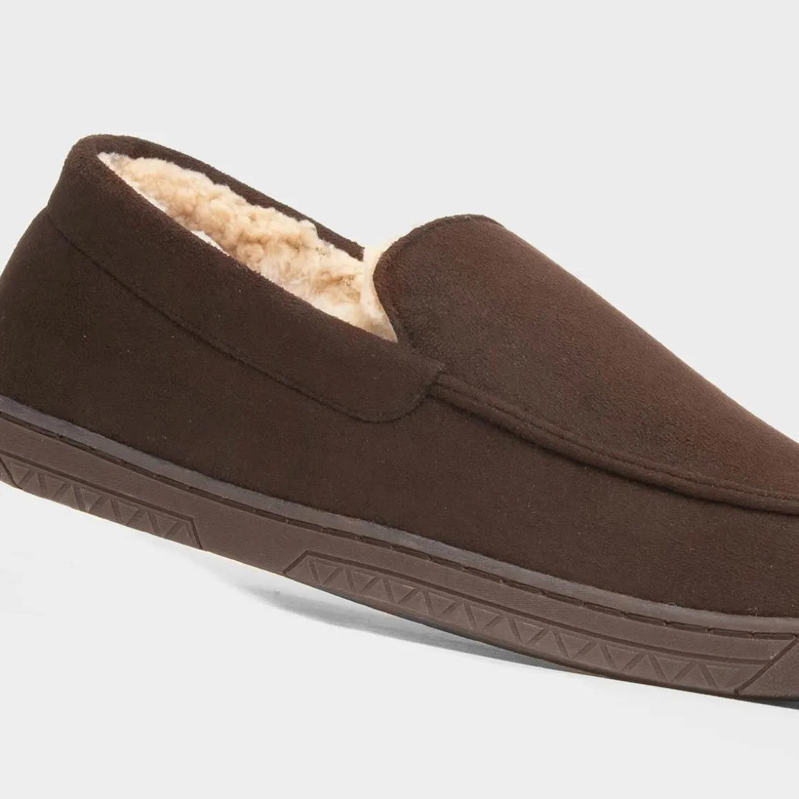 The Slipper Company Otis Mens Brown Moccasin