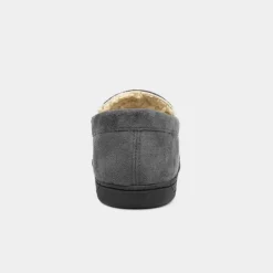The Slipper Company Otis Mens Grey Moccasin