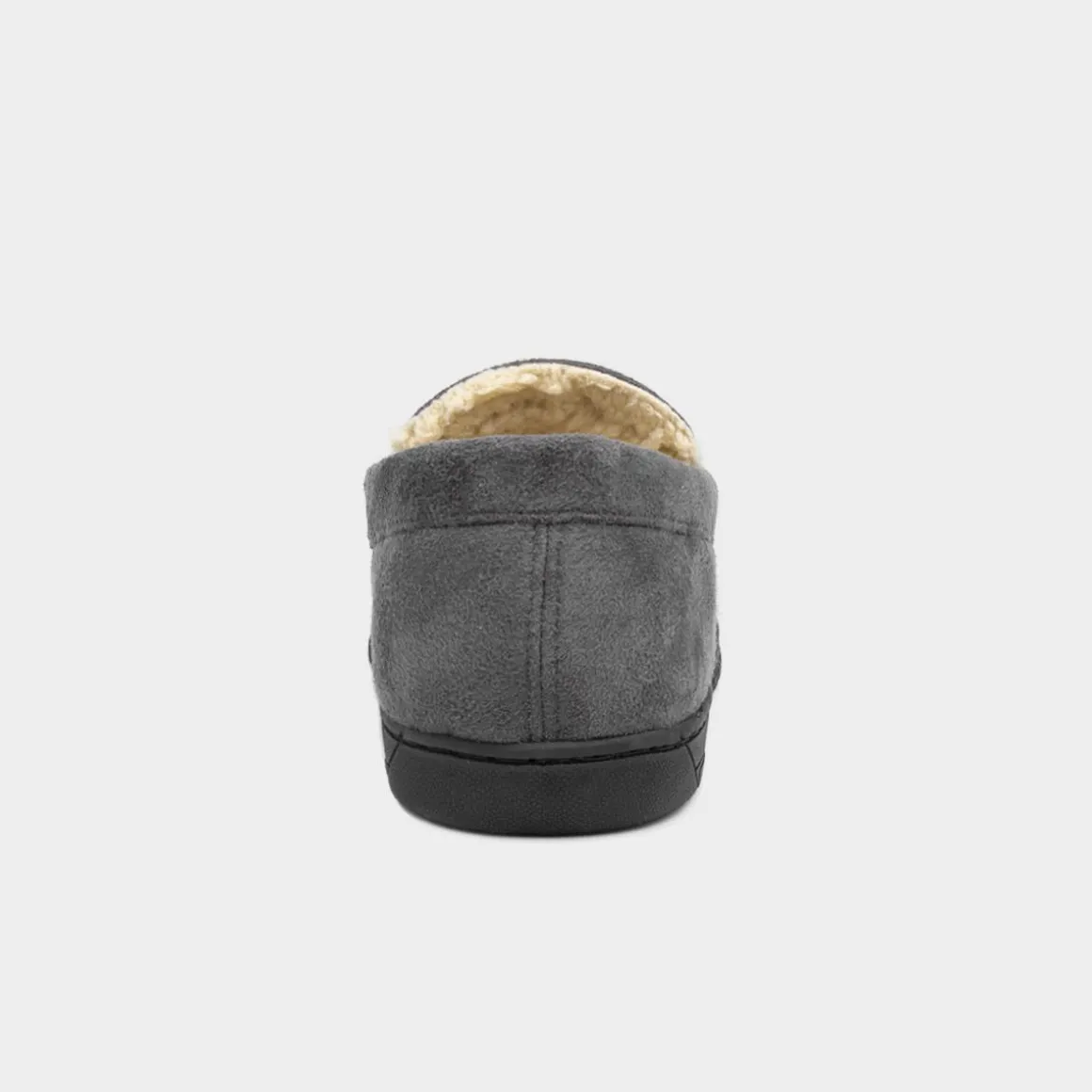 The Slipper Company Otis Mens Grey Moccasin