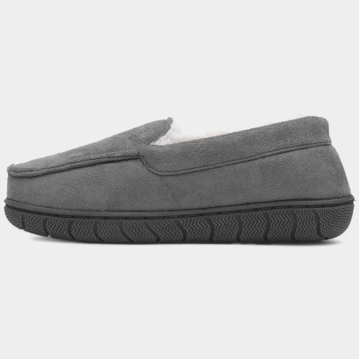 The Slipper Company Otis Boys Grey Moccasin