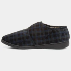 The Slipper Company Otto Mens Navy Full Slipper