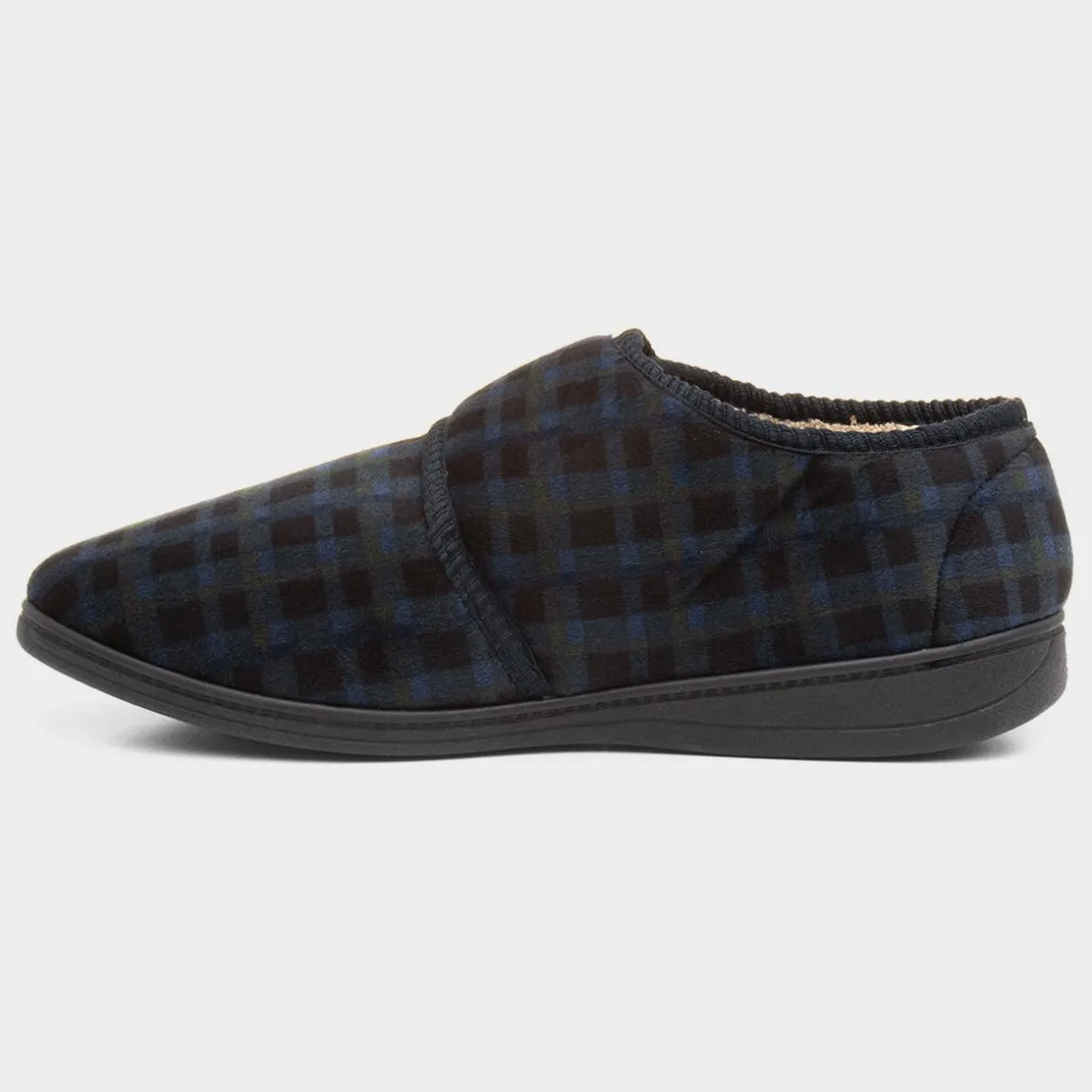 The Slipper Company Otto Mens Navy Full Slipper
