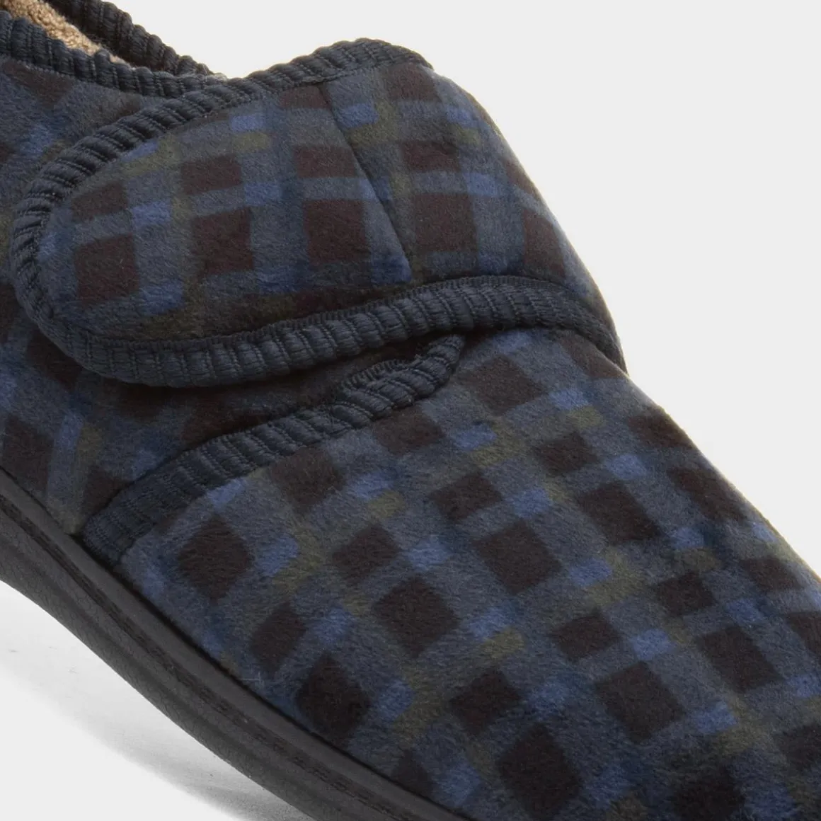 The Slipper Company Otto Mens Navy Full Slipper