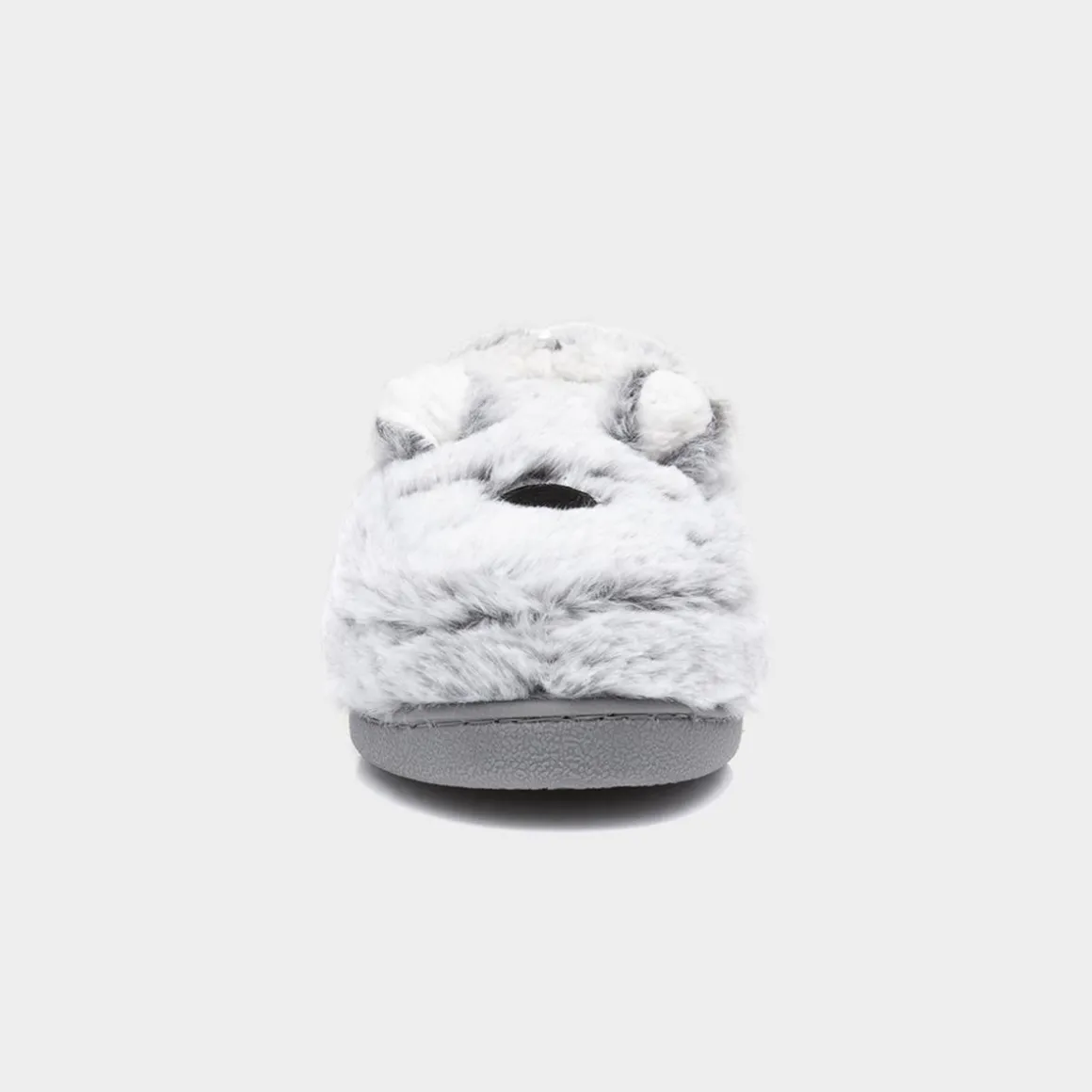 The Slipper Company Rebel Womens Grey Moccasin