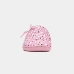 The Slipper Company Rheba Womens Pink Mule Slipper