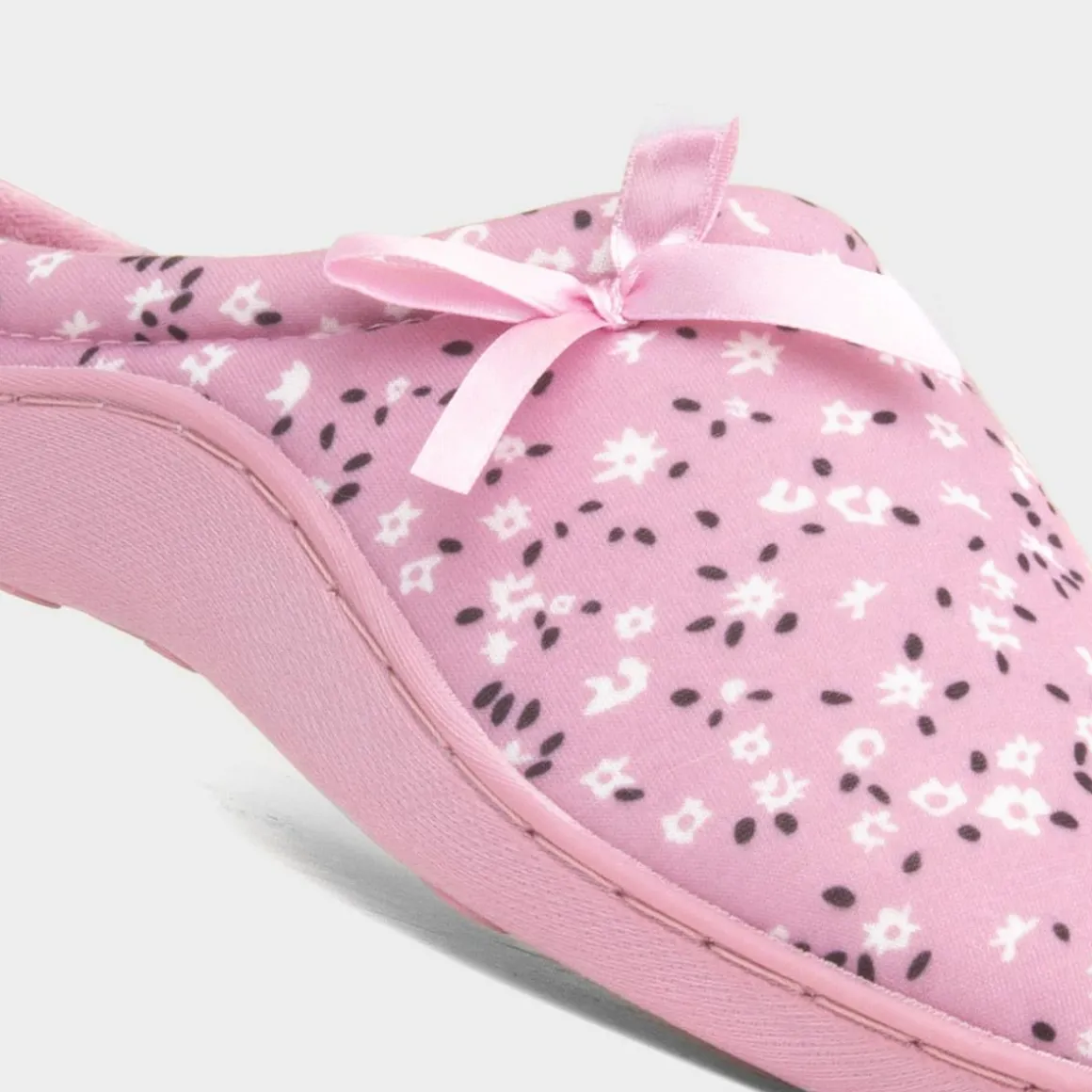 The Slipper Company Rheba Womens Pink Mule Slipper