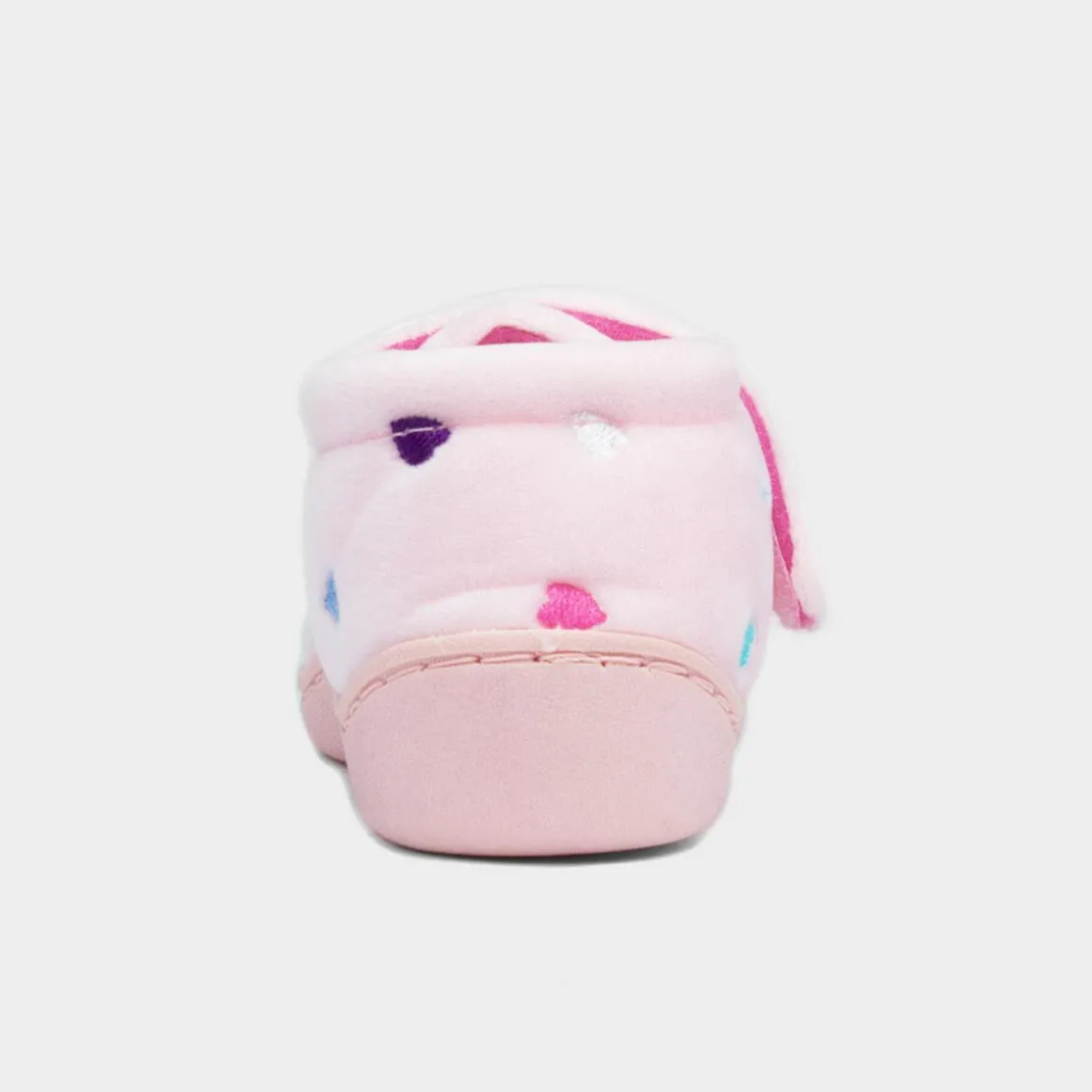The Slipper Company Rosa Girls Pink Hearts Full