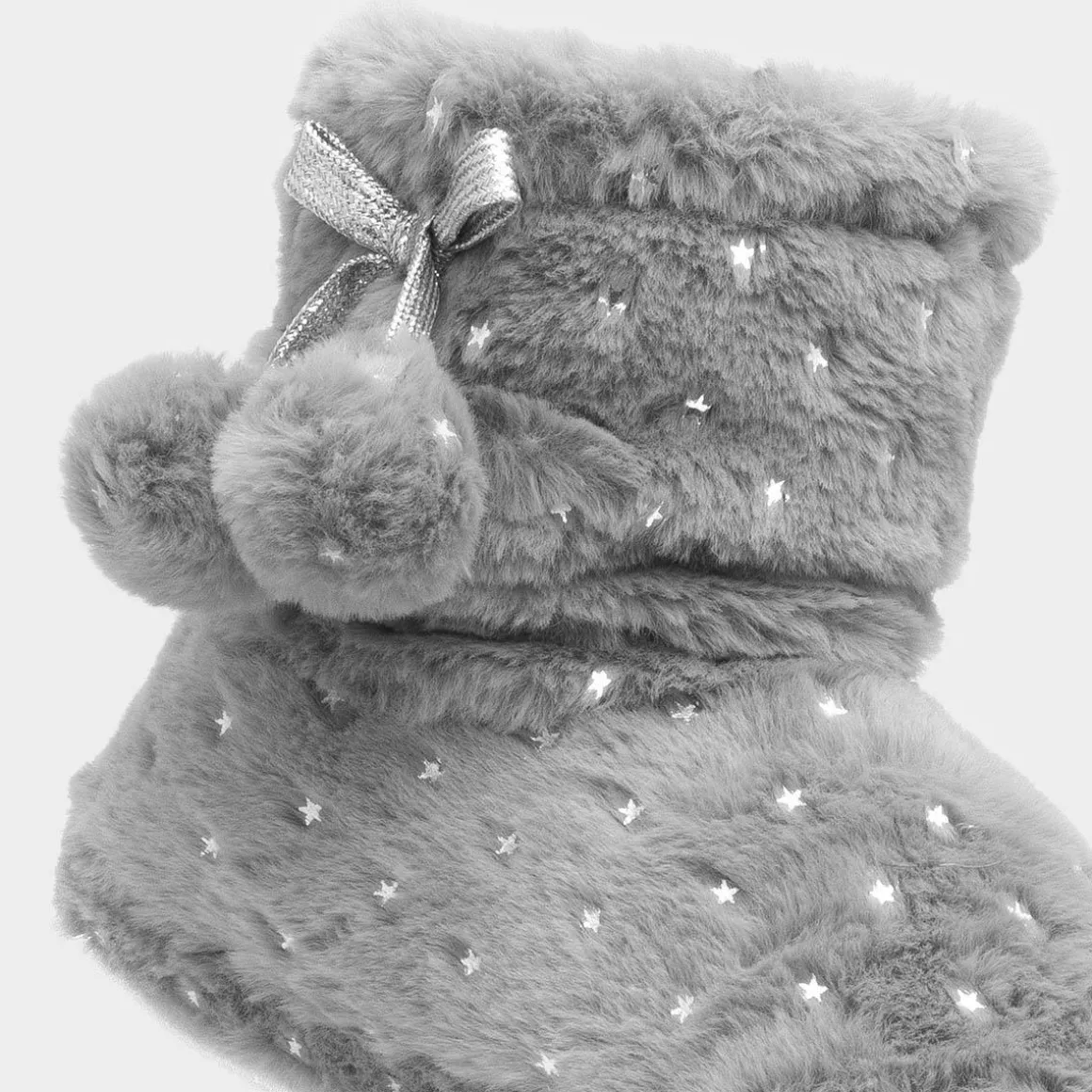 The Slipper Company Rosalynn Womens Grey Bootie