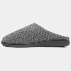 The Slipper Company Rowan Mens Grey Mule
