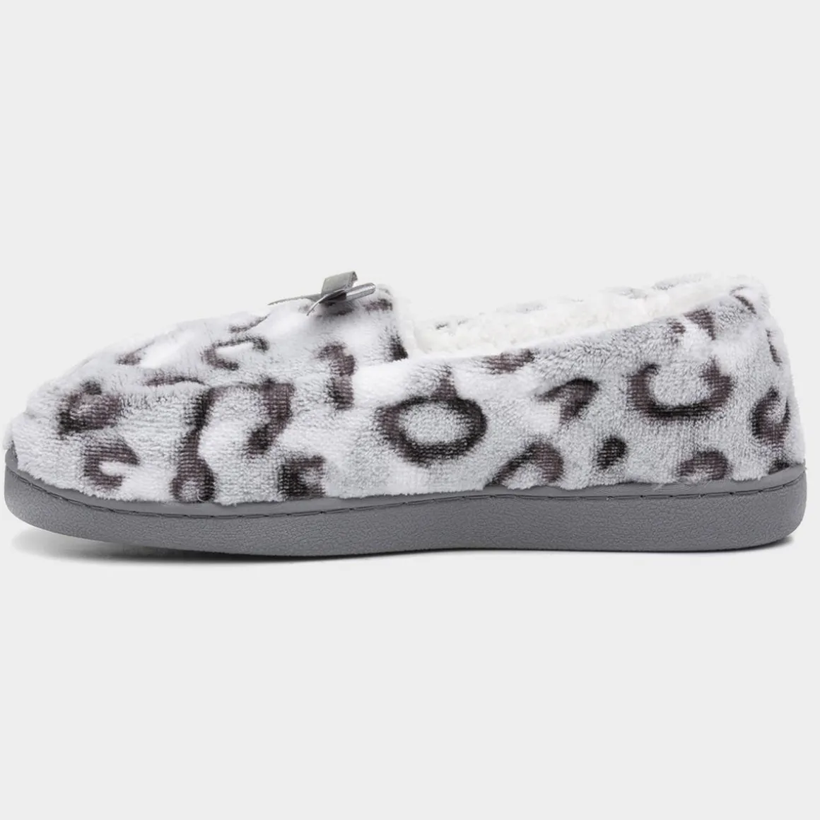 The Slipper Company Ruth Womens Grey Moccasins