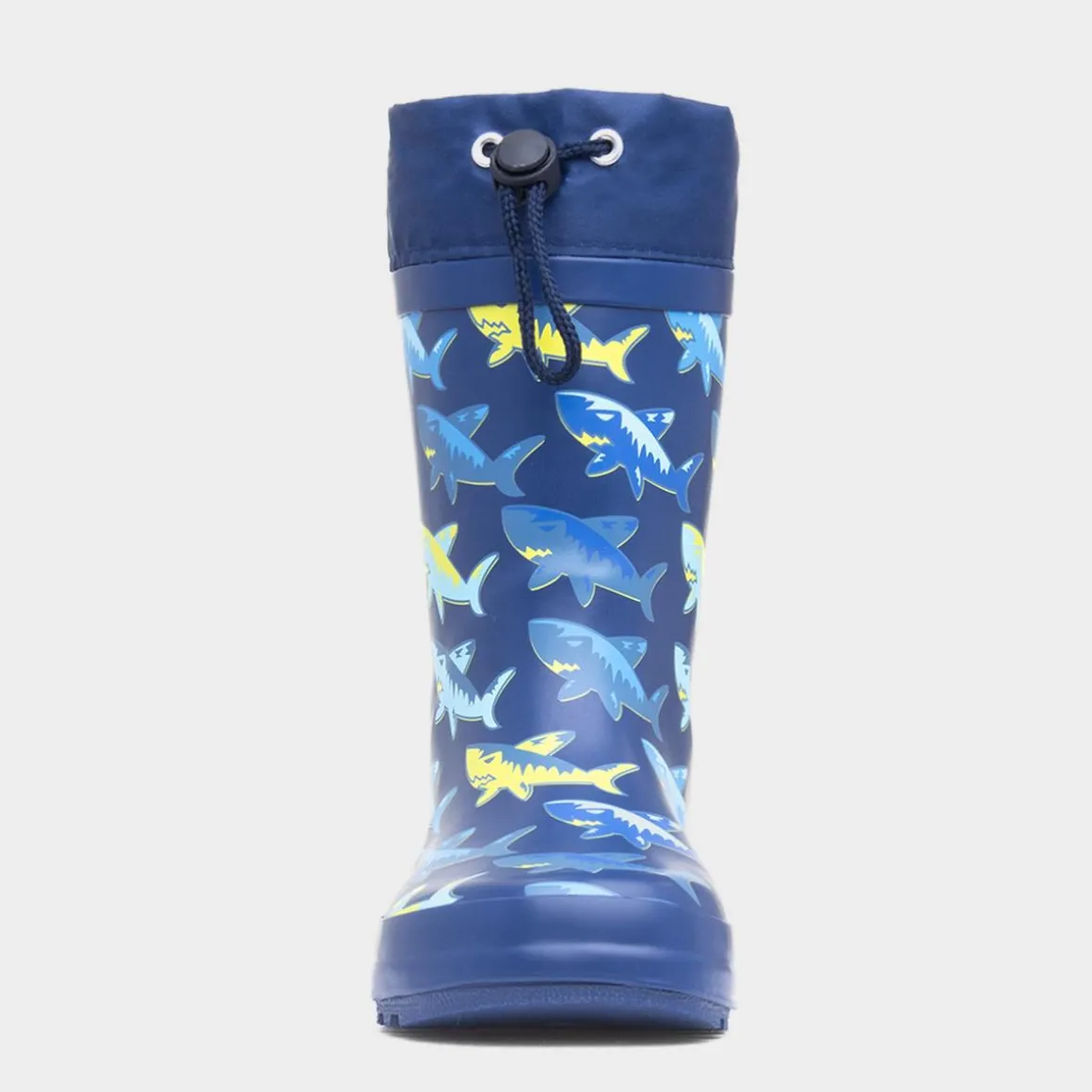 Thunder Boys Blue Rubber Shark Welly