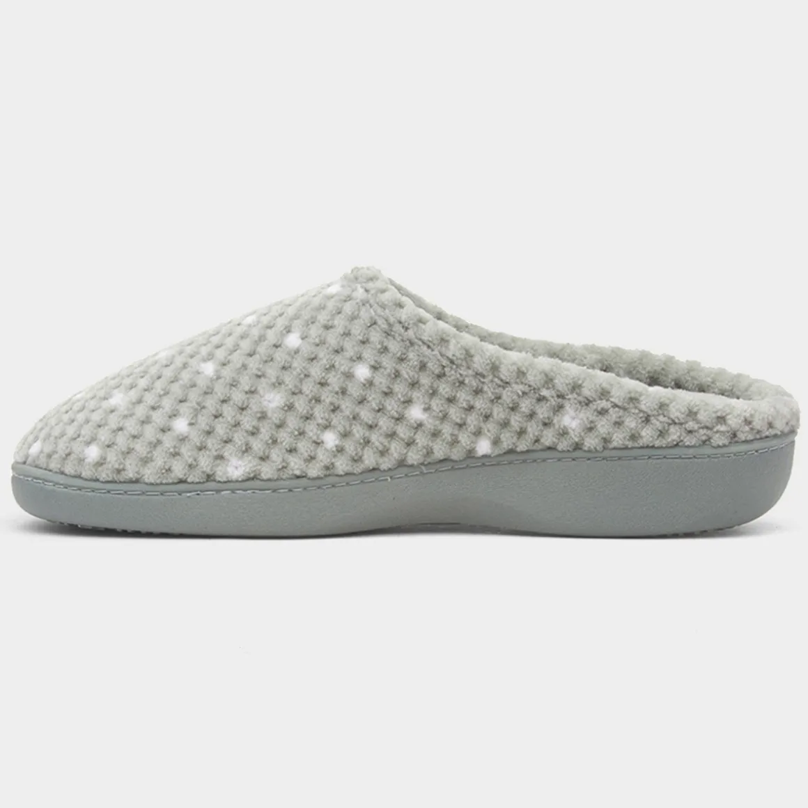 Totes Popcorn Terry Womens Sage Mule Slipper