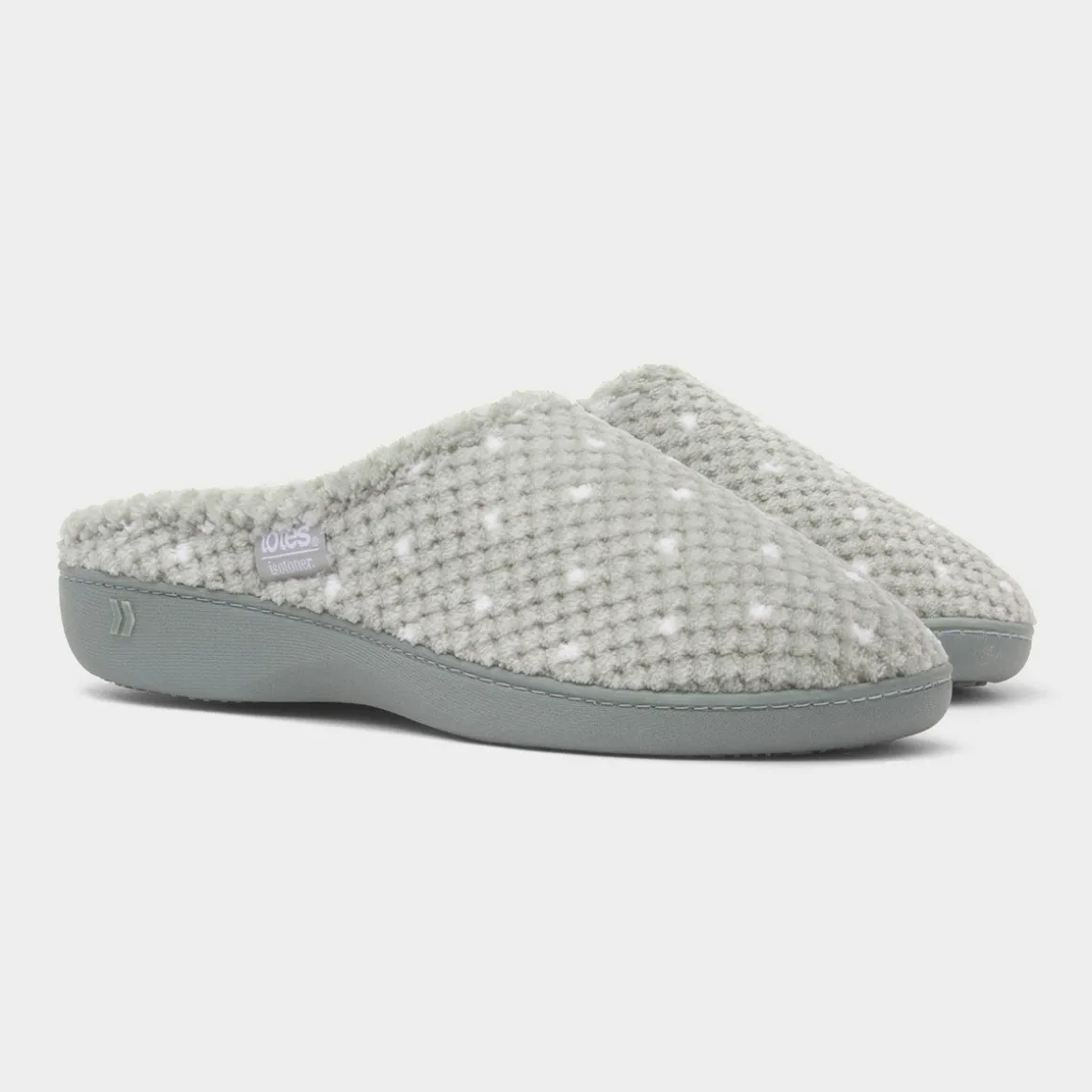 Totes Popcorn Terry Womens Sage Mule Slipper
