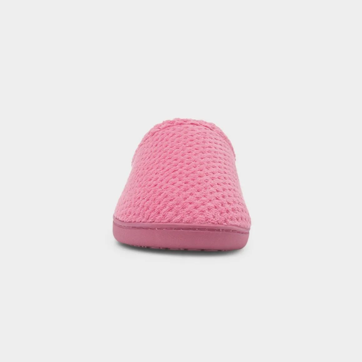 Totes Popcorn Terry Womens Pink Mule Slipper