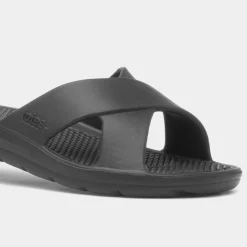 Totes Solbounce Womens Black EVA Slider