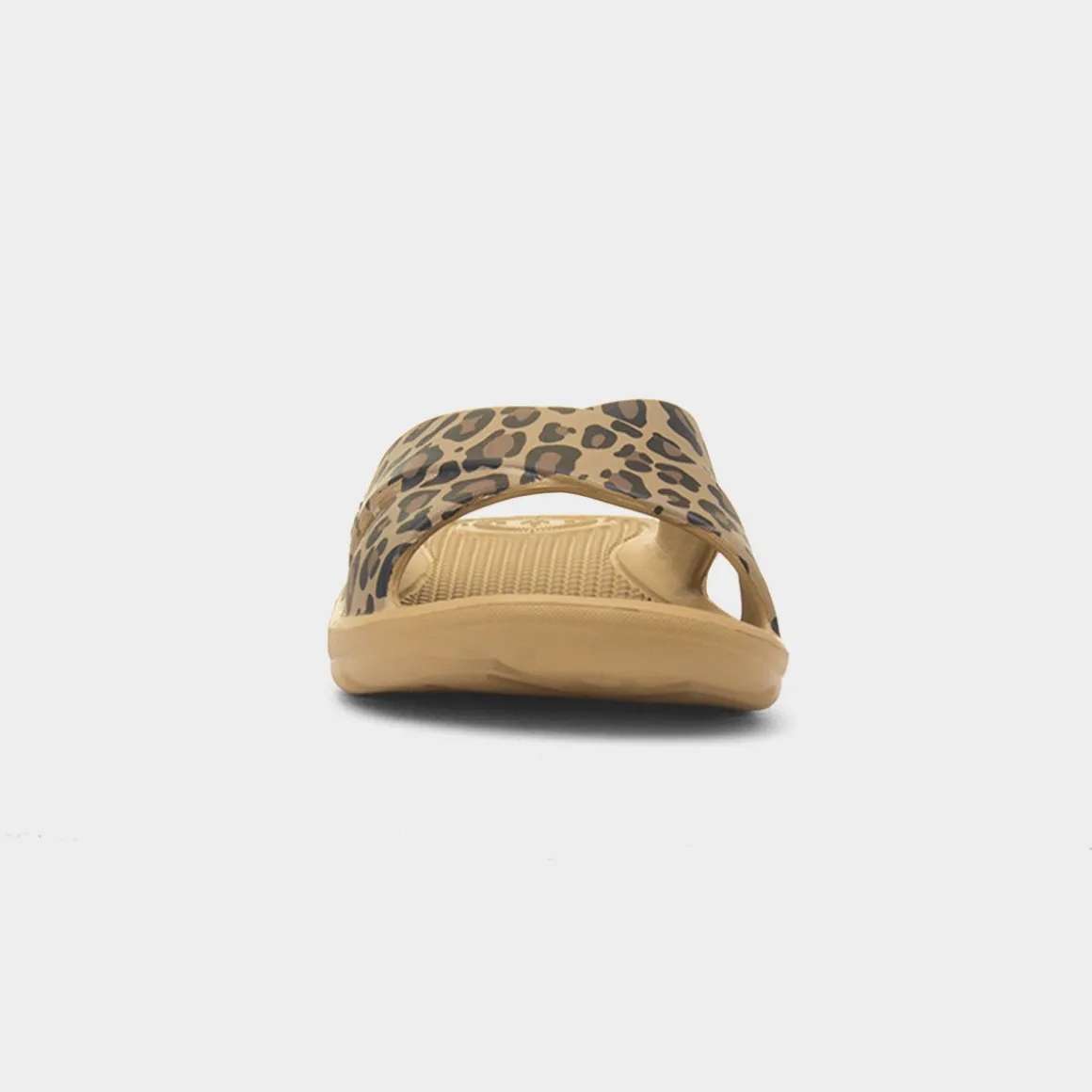 Totes Solbounce Womens Multi Leopard EVA Slider
