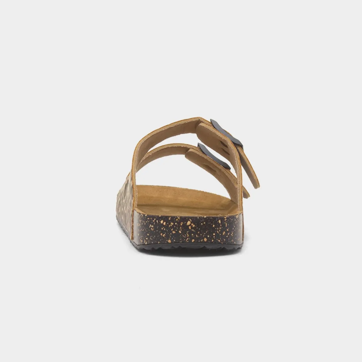 Totes Womens Multi Double Buckle Leopard Sandal