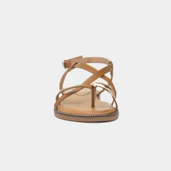 Truffle Aelia Womens Tan Toe Post Sandal
