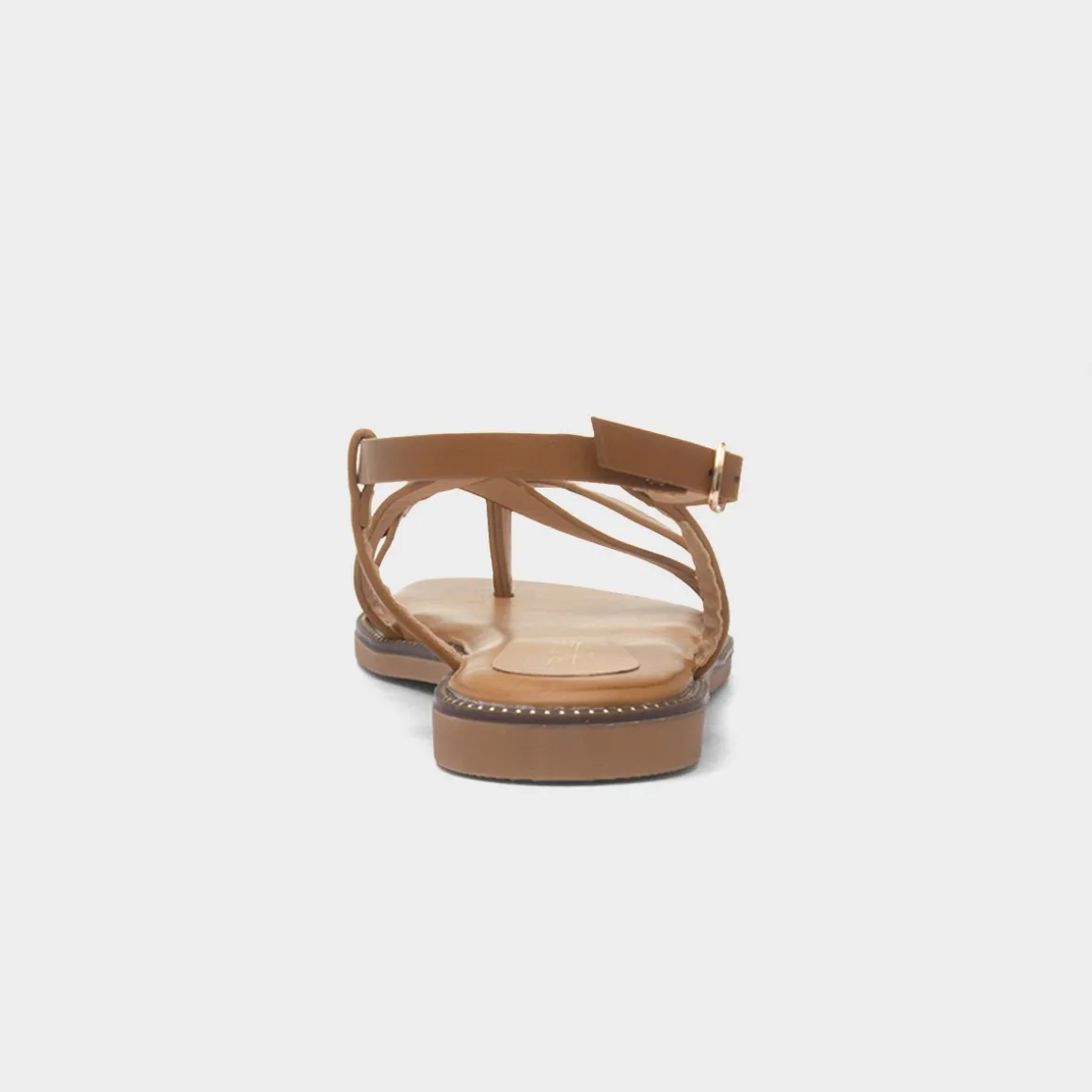 Truffle Aelia Womens Tan Toe Post Sandal