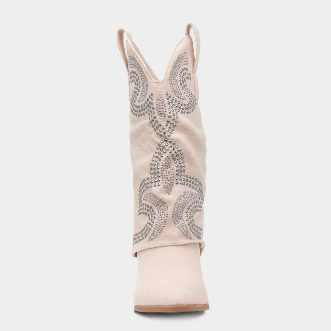 Truffle Arizona Womens Beige Cowboy Calf Boot