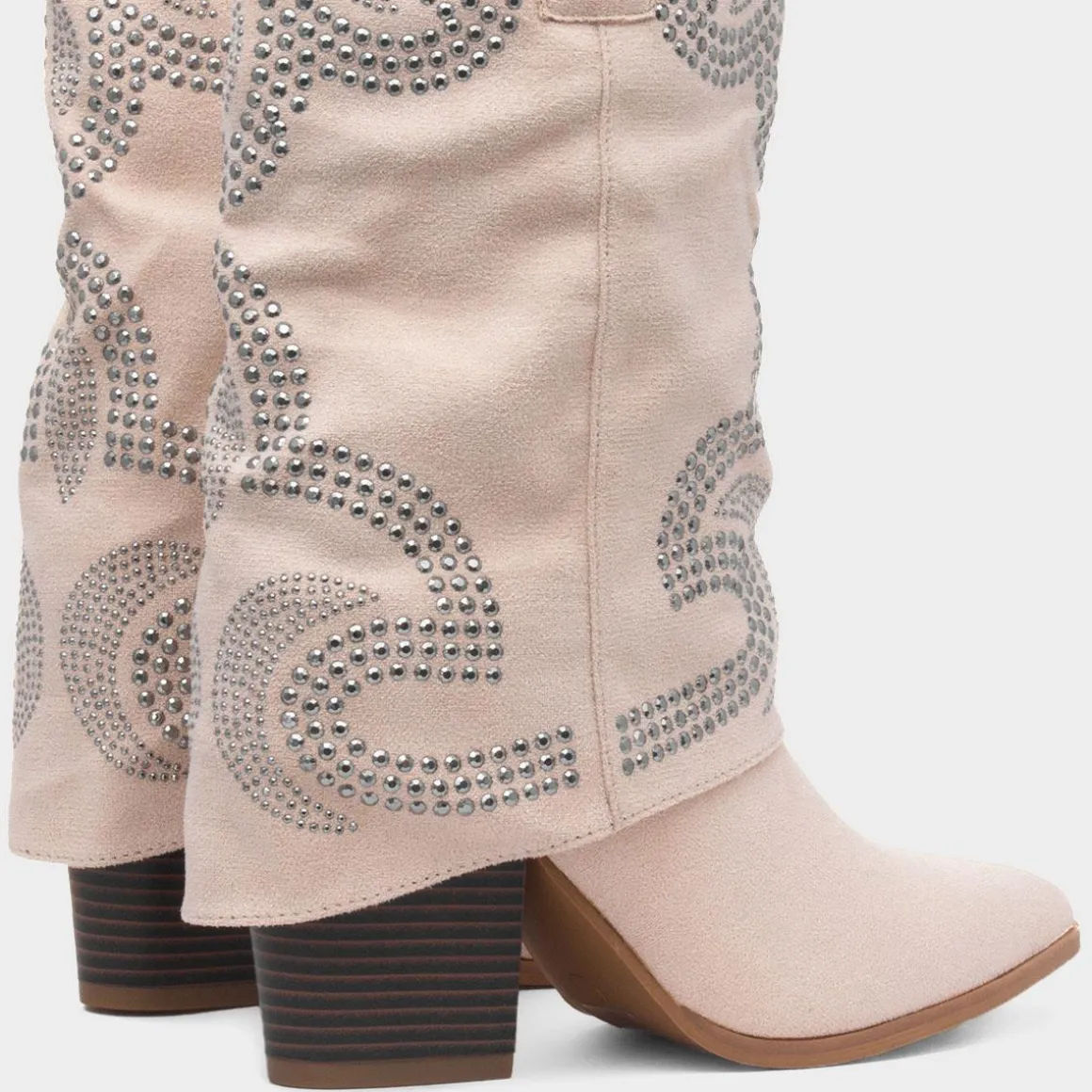 Truffle Arizona Womens Beige Cowboy Calf Boot