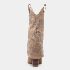 Truffle Arizona Womens Taupe Cowboy Calf Boot