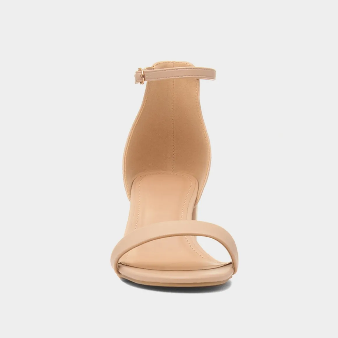 Truffle Blythe Womens Nude Heeled Sandal