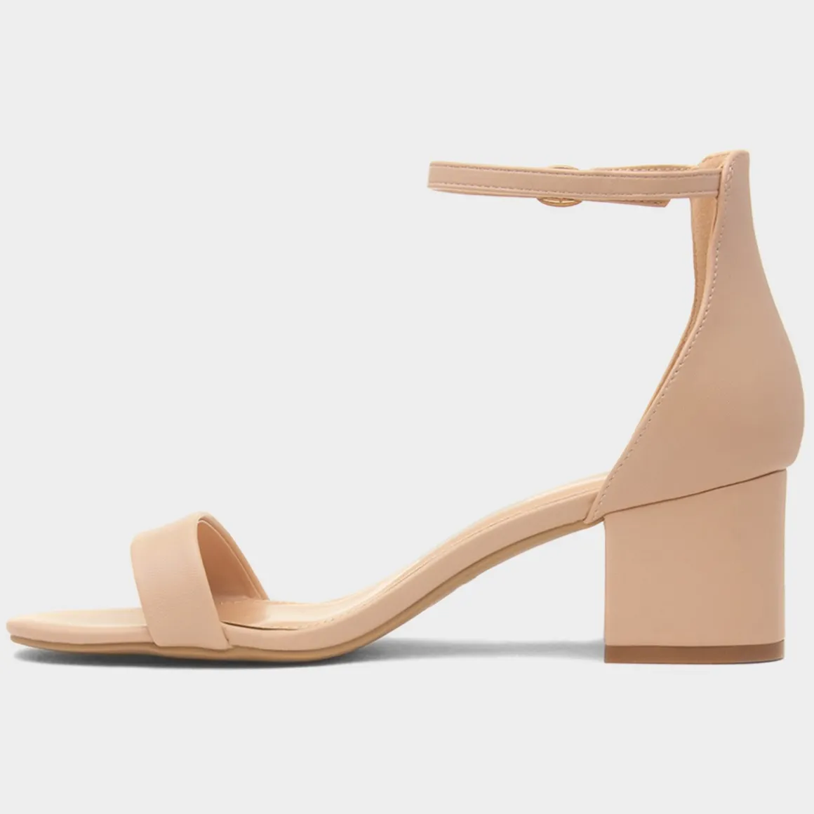 Truffle Blythe Womens Nude Heeled Sandal